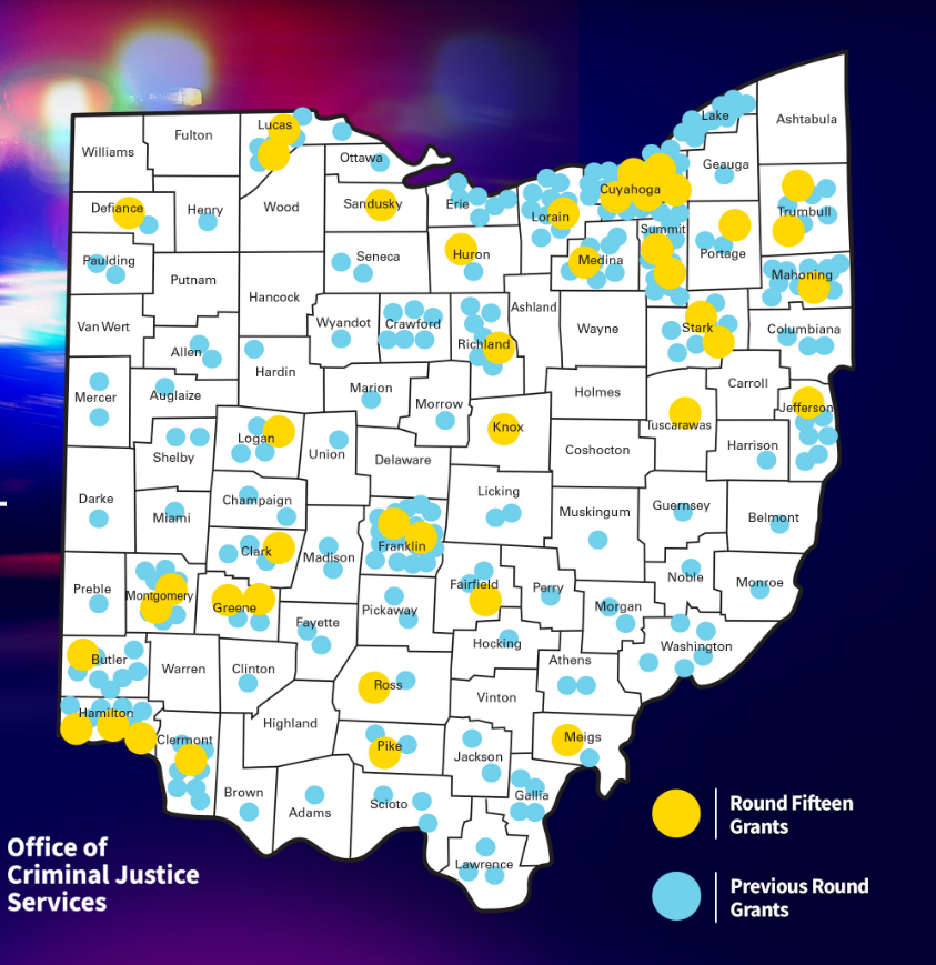 Local Sheriff’s Offices Receive Funding in Latest Round of Ohio Crime Reduction Grants
