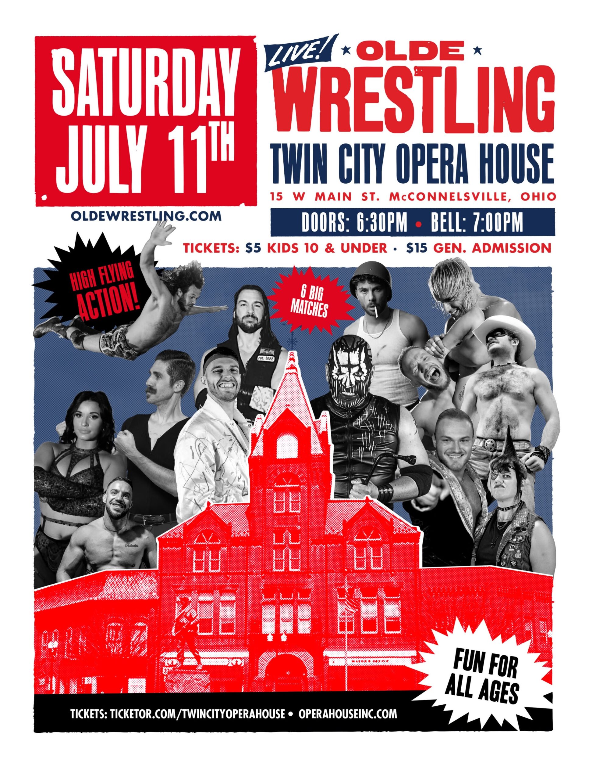 🎟️ Olde Wrestling at the Twin City Opera House – Ticket Giveaway